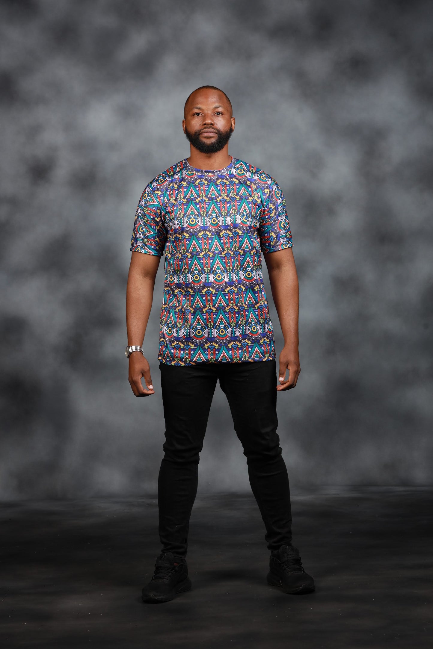Blue Kai African Summer Shirt by Tribe Afrique - Tribe Afrique