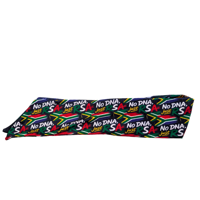 Tribe Afrique "No DNA, Just RSA" Bafana Supporters Reversible Scarf.