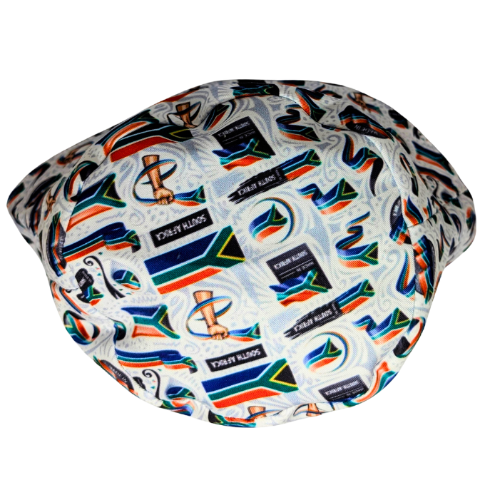 White South African Flag of Flags Bucket Hat - Tribe Afrique
