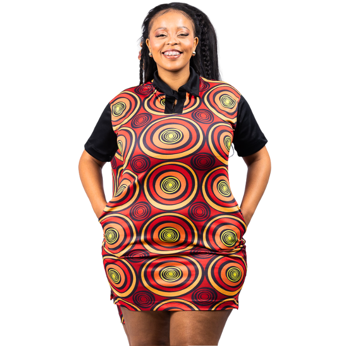 Bontle Setswana African Golfer Dress by Tribe Afrique