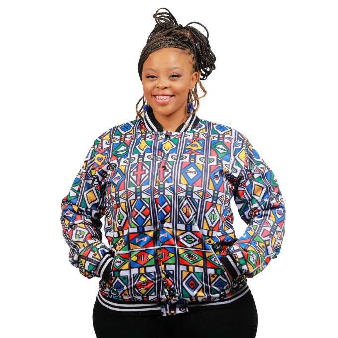 Ndebele Reloaded African Jacket by Tribe Afrique - Tribe Afrique
