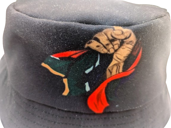 Black Freedom African Bucket Hats by Tribe Afrique - Tribe Afrique