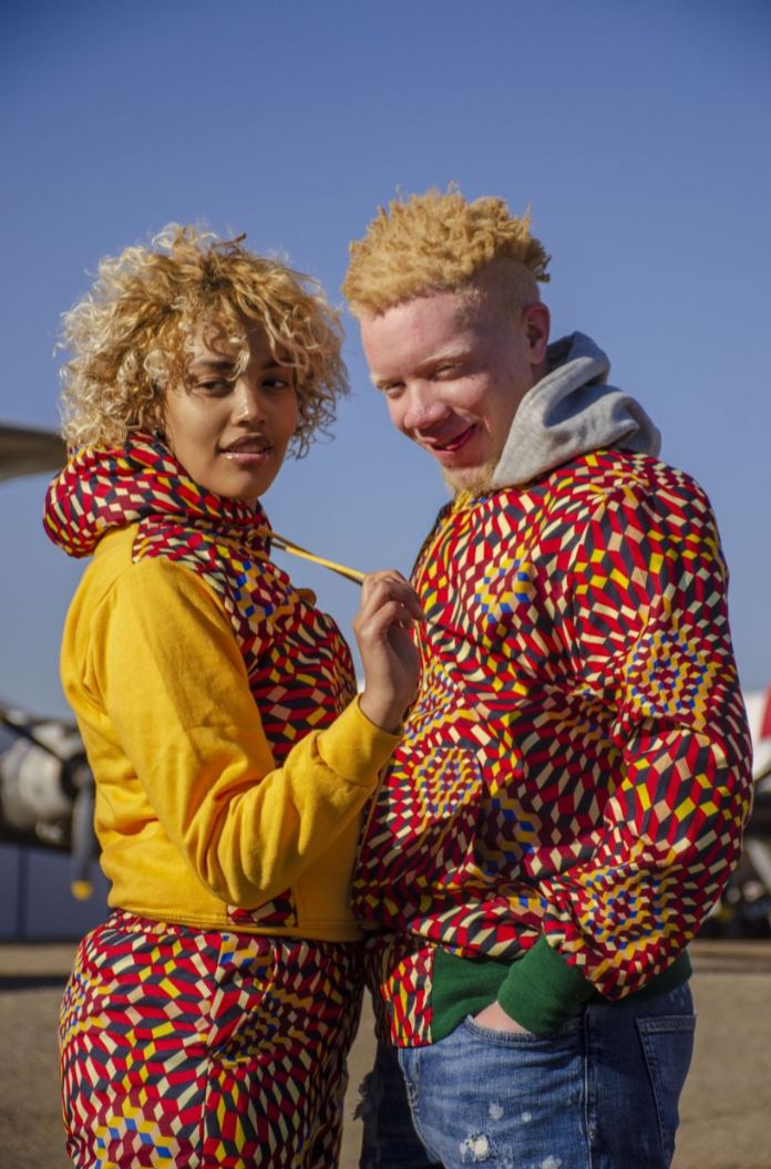 Lethu Pants by Tribe Afrique with Free Matching Mask Tribe Afrique