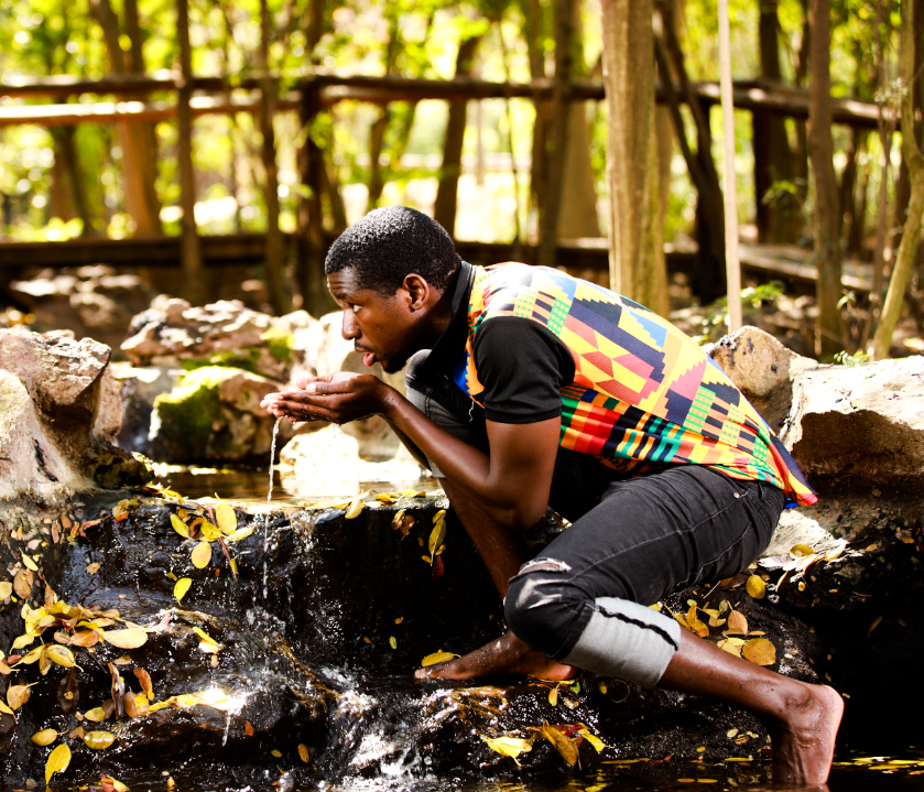 Kente Golf Shirt Tribe Afrique