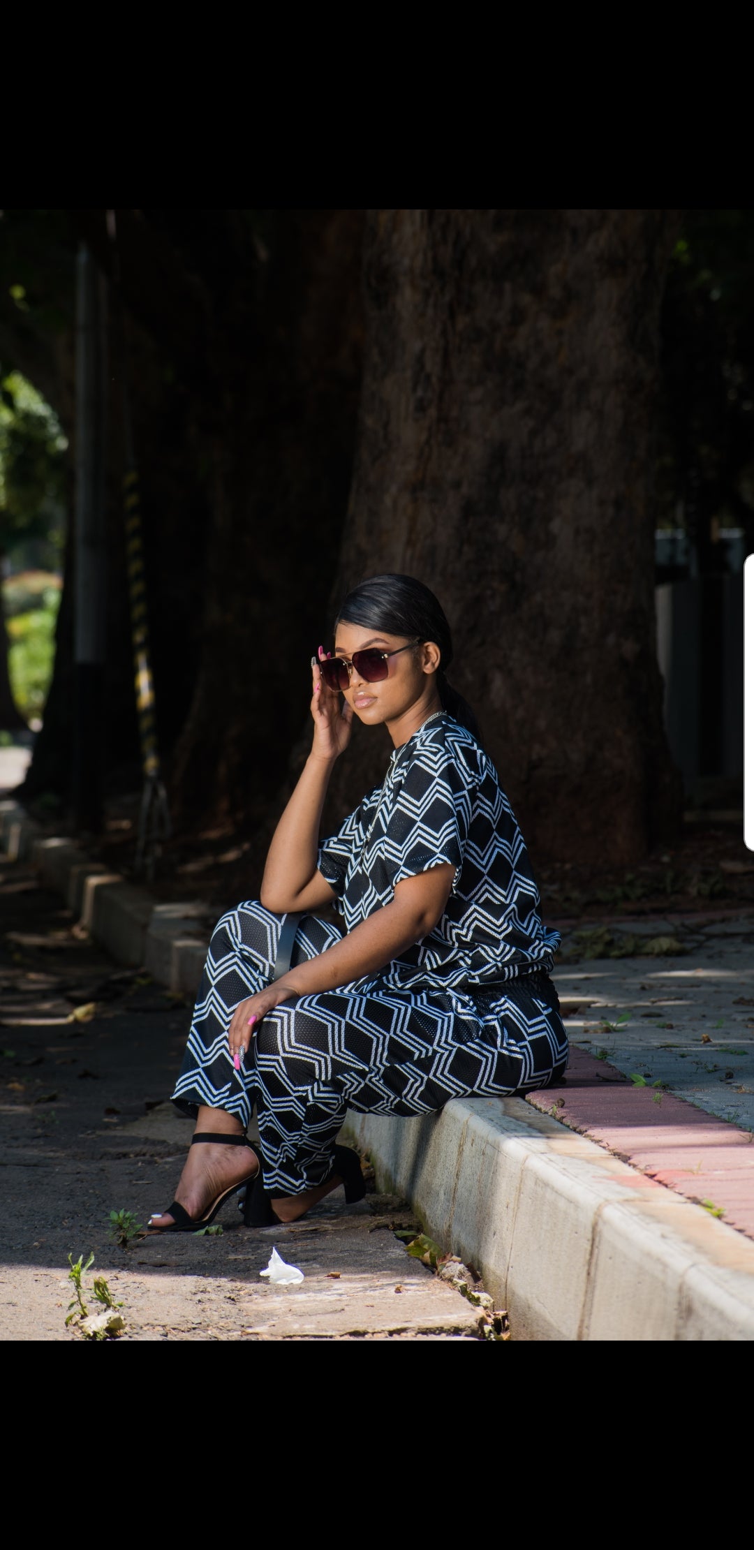 Black Xhosa Mesh Pants by Tribe Afrique - Detachable Tribe Afrique