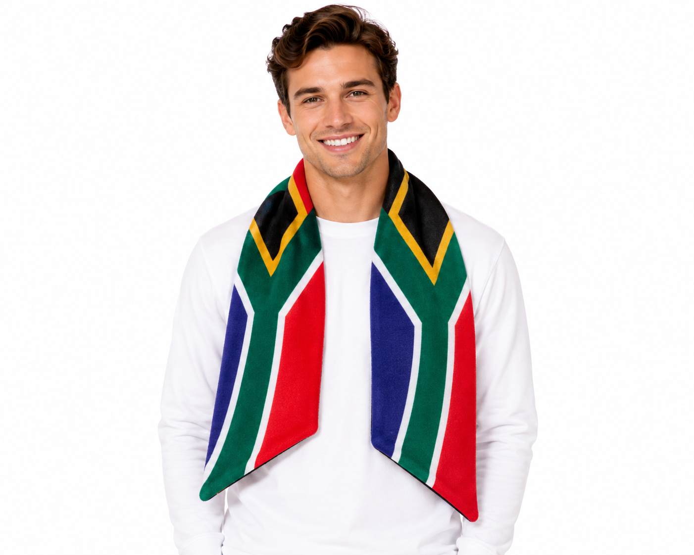 South Africa Bafana Double-Sided Fleece Supporter Scarf by Tribe Afrique