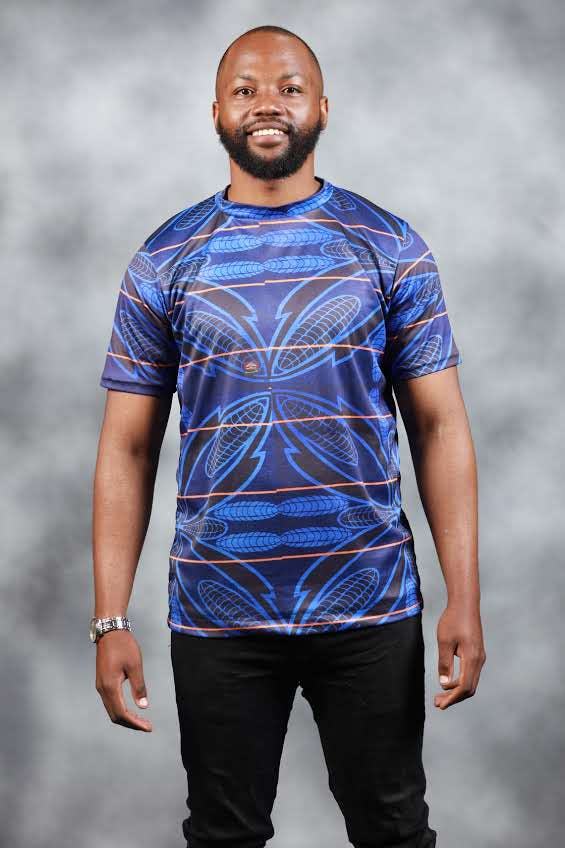 Blue Sotho African Summer Shirt by Tribe Afrique - Tribe Afrique