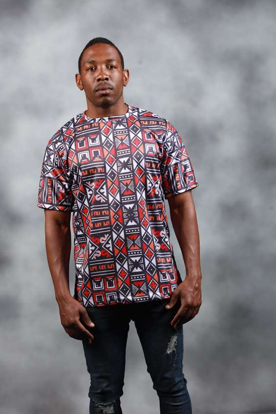 Red Khoisan  African Summer Shirt by Tribe Afrique - Tribe Afrique