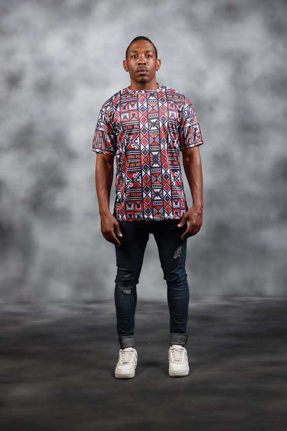 Red Khoisan  African Summer Shirt by Tribe Afrique - Tribe Afrique