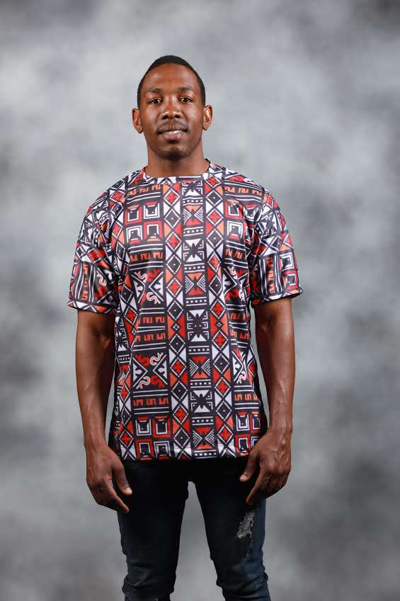 Red Khoisan  African Summer Shirt by Tribe Afrique - Tribe Afrique