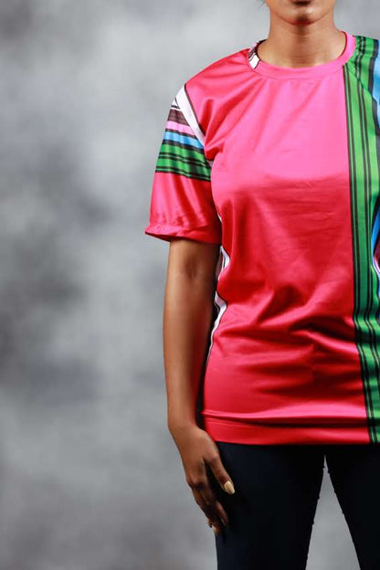 Pink Venda African Summer Shirt by Tribe Afrique - Tribe Afrique