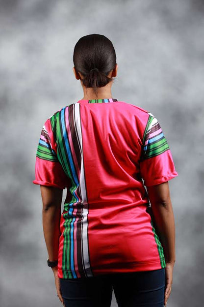 Pink Venda African Summer Shirt by Tribe Afrique - Tribe Afrique