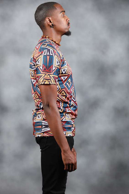 Black Star Lines African Summer Shirt by Tribe Afrique - Tribe Afrique
