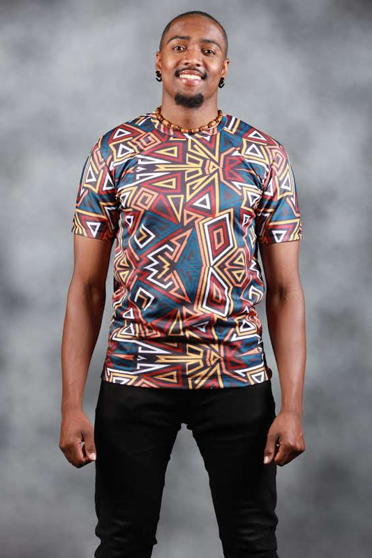 Black Star Lines African Summer Shirt by Tribe Afrique - Tribe Afrique