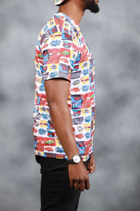 Comic Slangs African Summer Shirt by Tribe Afrique - Tribe Afrique