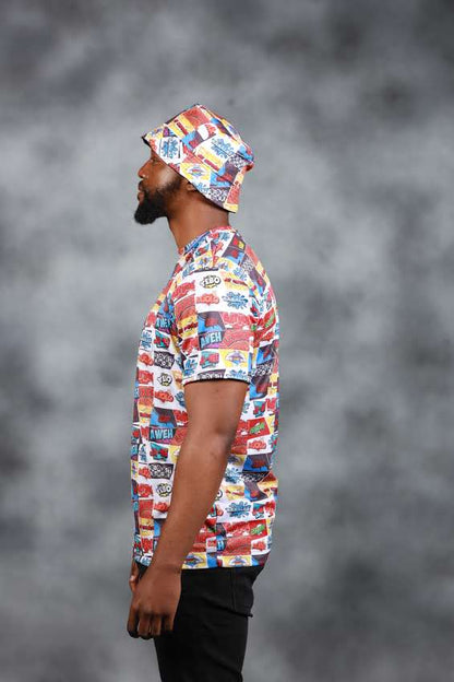 Comic Slangs African Summer Shirt by Tribe Afrique - Tribe Afrique