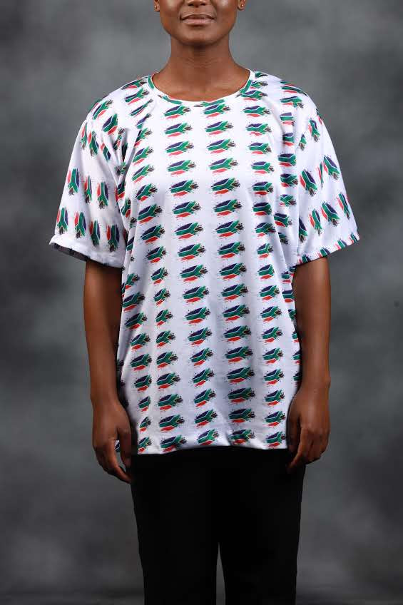 SA Flag African Summer Shirt by Tribe Afrique - Tribe Afrique
