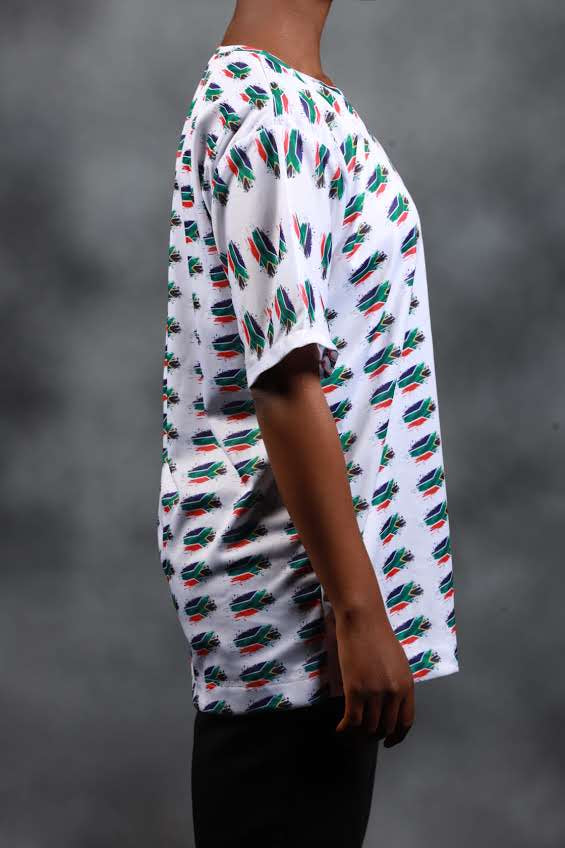 SA Flag African Summer Shirt by Tribe Afrique - Tribe Afrique
