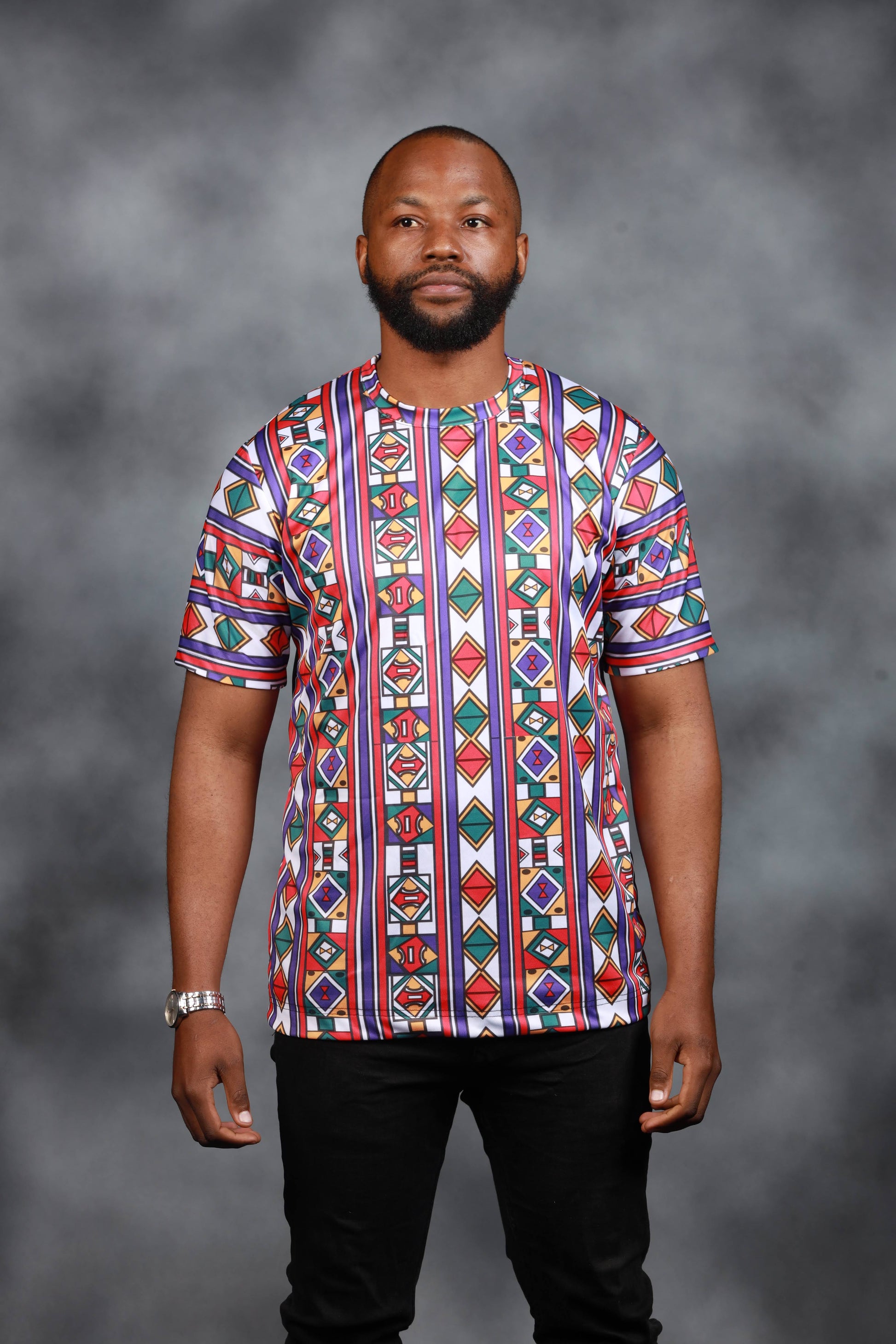 Full Ndebele African Summer Shirt by Tribe Afrique - Tribe Afrique