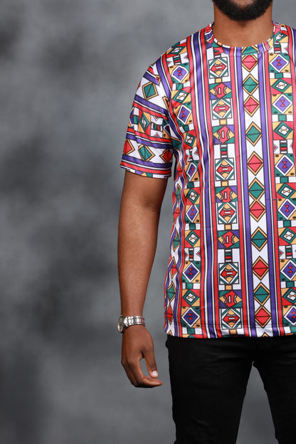 Full Ndebele African Summer Shirt by Tribe Afrique - Tribe Afrique