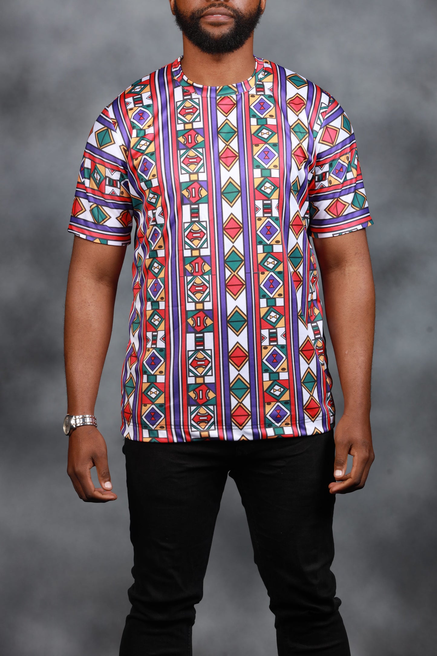 Full Ndebele African Summer Shirt by Tribe Afrique - Tribe Afrique