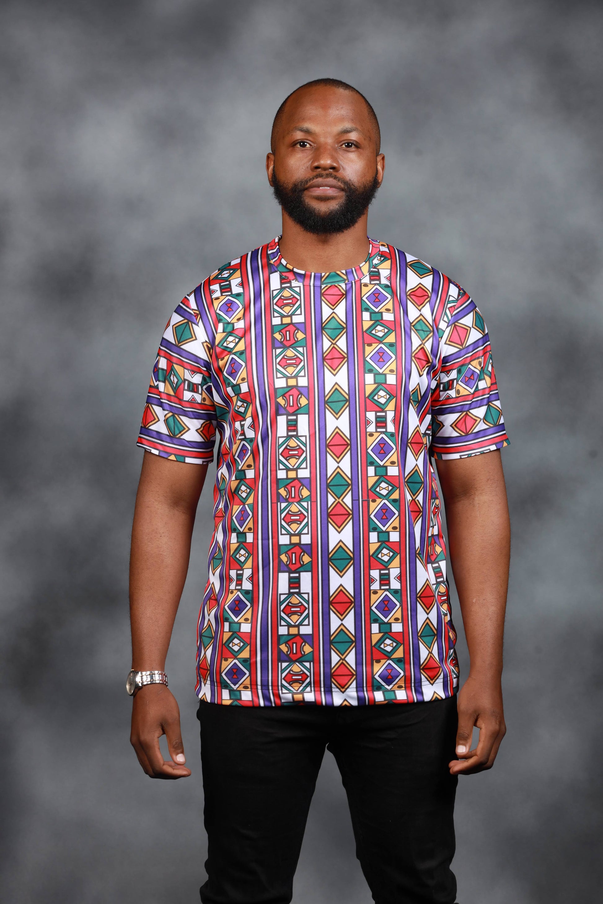Full Ndebele African Summer Shirt by Tribe Afrique - Tribe Afrique