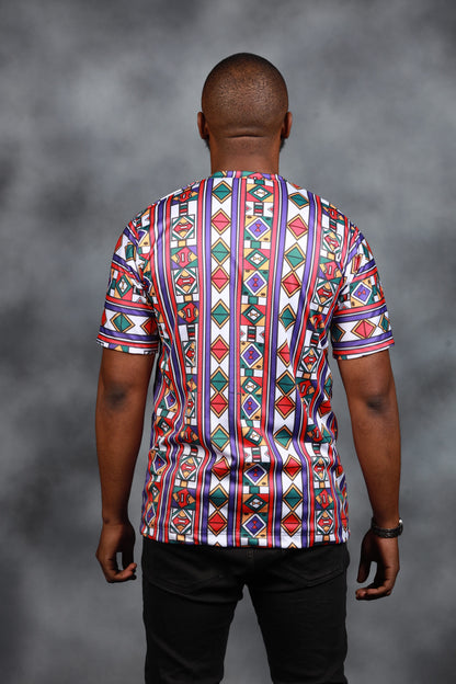 Full Ndebele African Summer Shirt by Tribe Afrique - Tribe Afrique