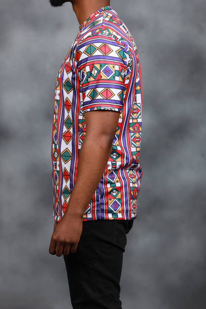 Full Ndebele African Summer Shirt by Tribe Afrique - Tribe Afrique