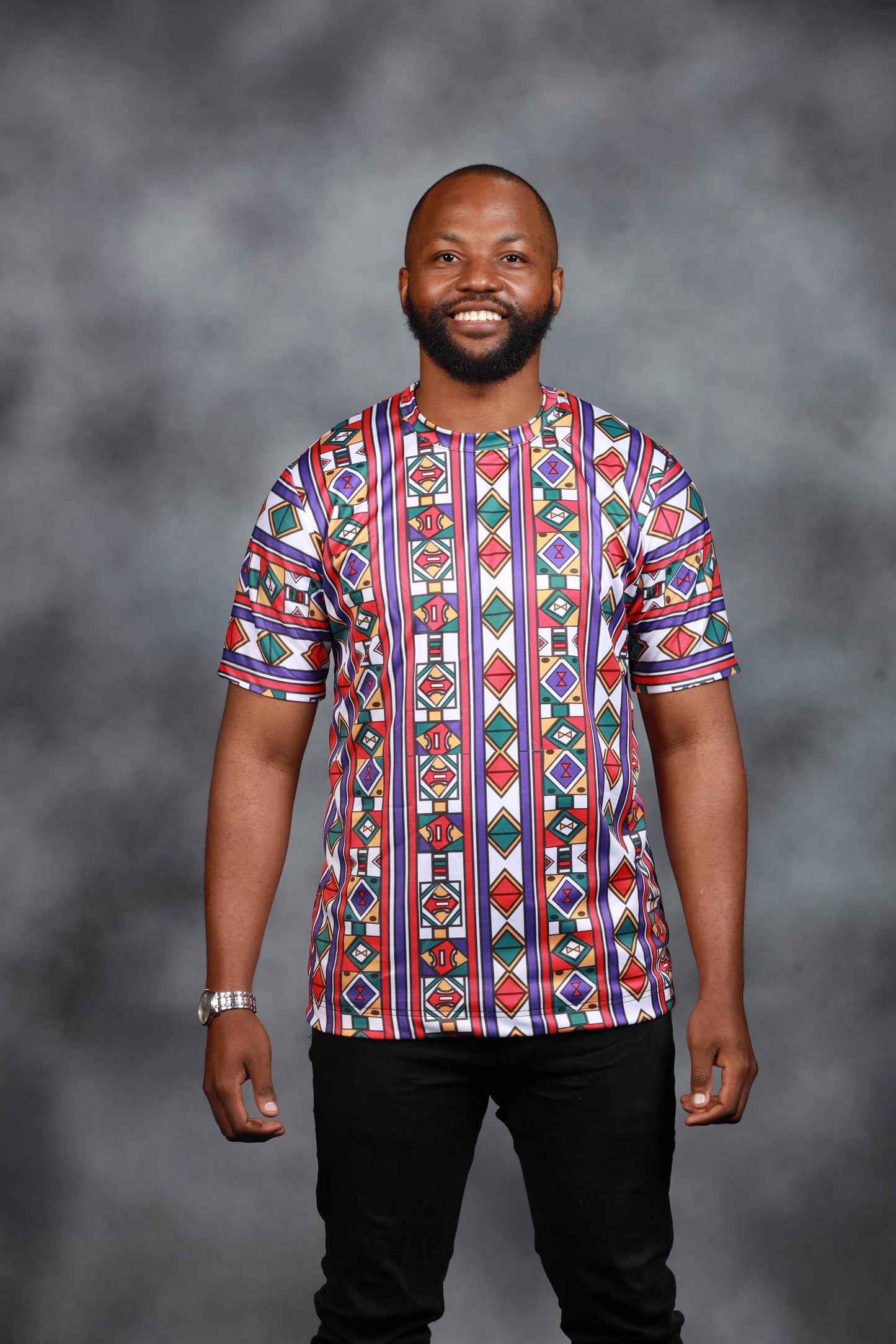 Full Ndebele African Summer Shirt by Tribe Afrique - Tribe Afrique