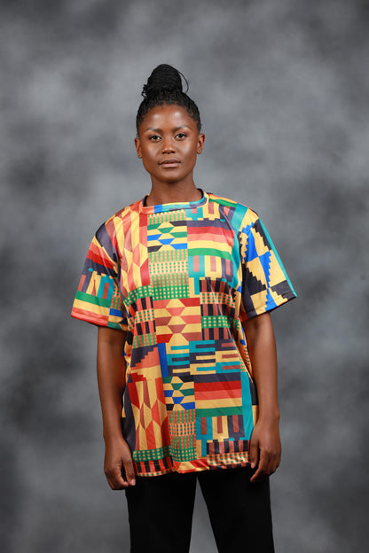 Kente African Summer Shirt by Tribe Afrique - Tribe Afrique