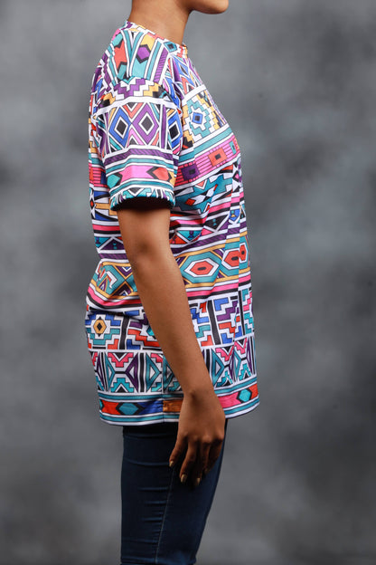 New Ndebele African Summer Shirt by Tribe Afrique - Tribe Afrique