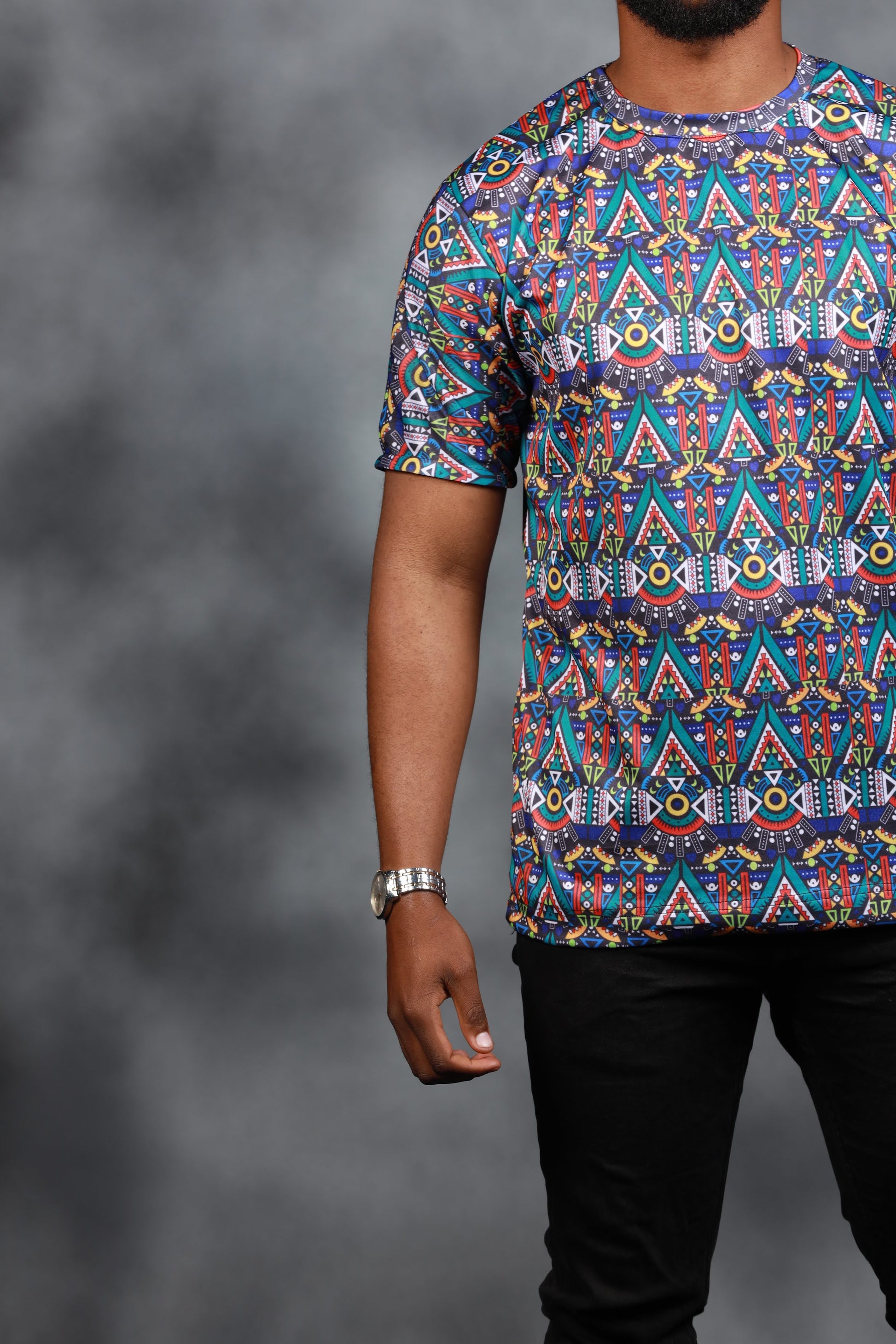 Blue Kai African Summer Shirt by Tribe Afrique - Tribe Afrique