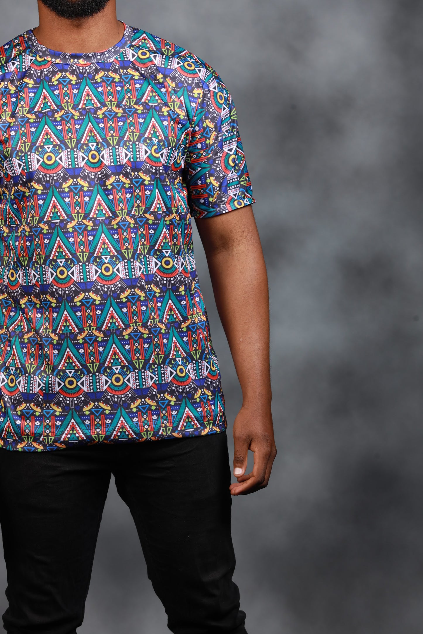 Blue Kai African Summer Shirt by Tribe Afrique - Tribe Afrique