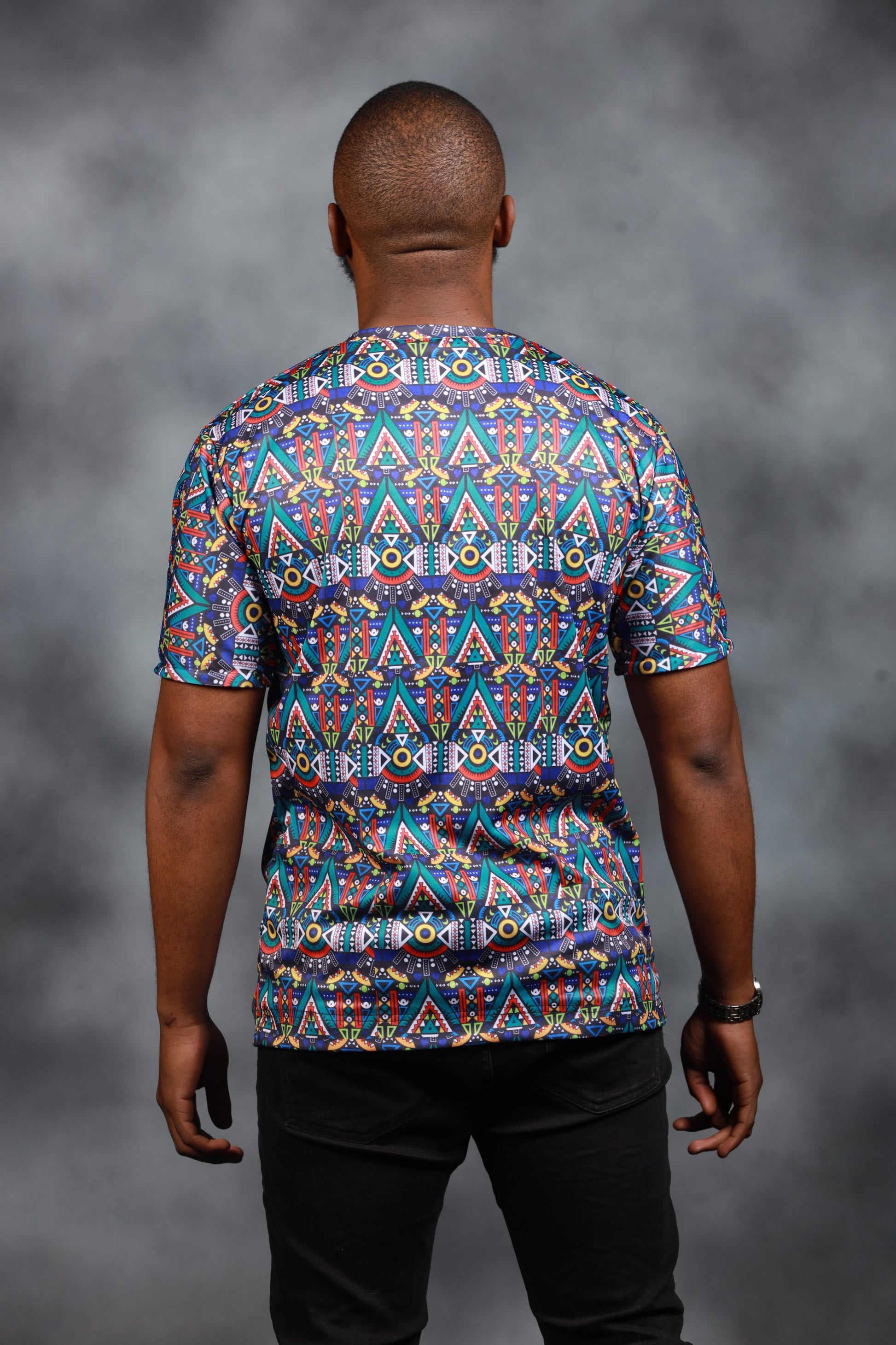 Blue Kai African Summer Shirt by Tribe Afrique - Tribe Afrique