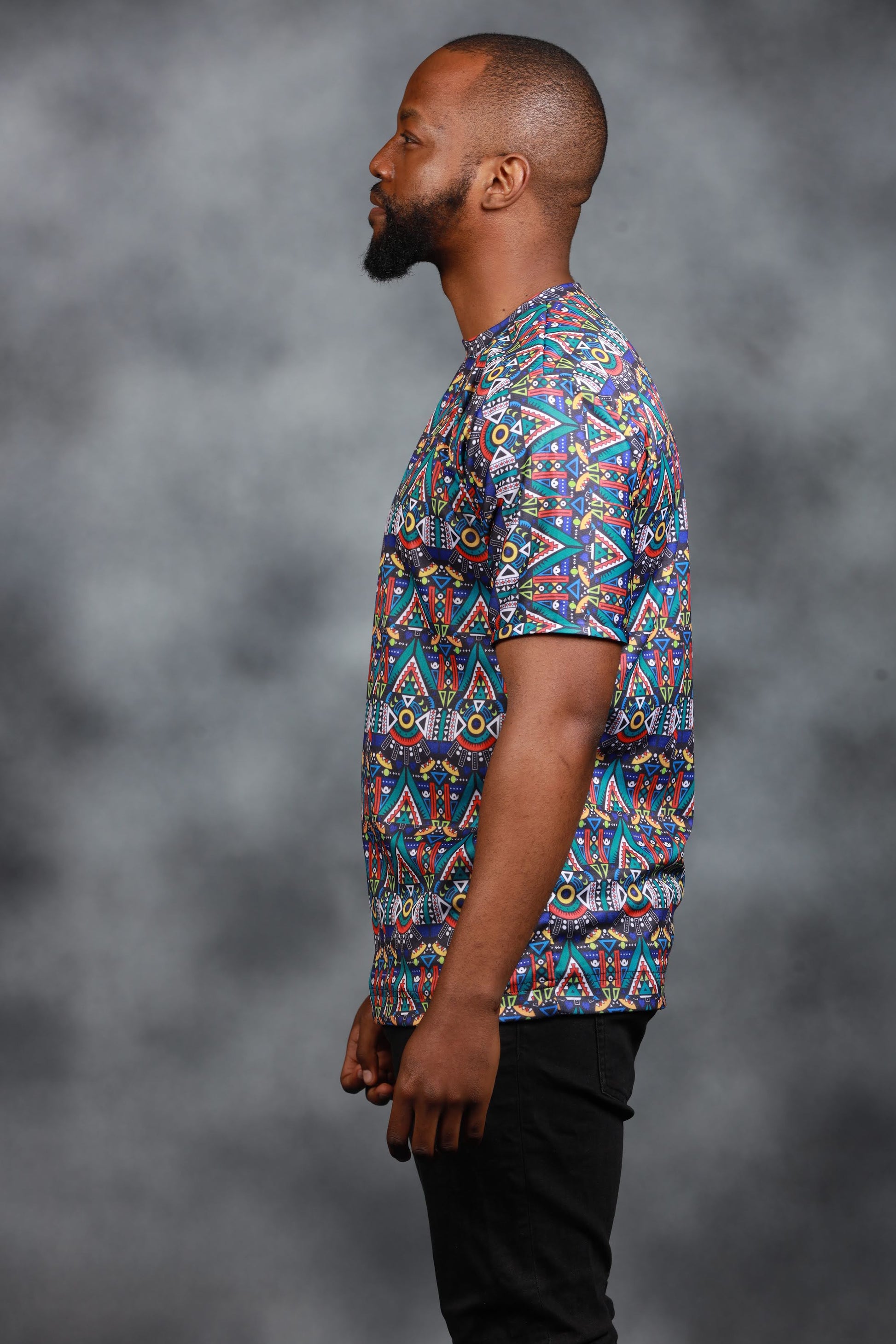 Blue Kai African Summer Shirt by Tribe Afrique - Tribe Afrique