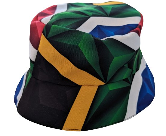 3D Proudly South African Love Bucket Hats by Tribe Afrique Tribe Afrique