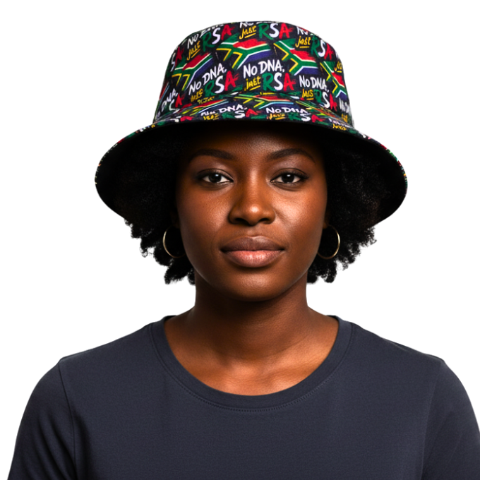 Multi No DNA Just RSA Bafana Supporters Bucket Hat by Tribe Afrique