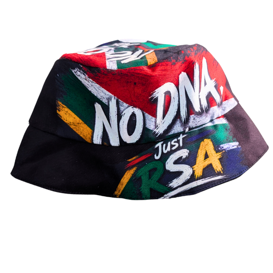Minimalist Bafana Supporters Just RSA No DNA Bucket Hat by Tribe Afrique
