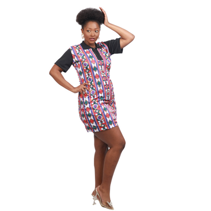 Full Original Ndebele African Golfer Dress by Tribe Afrique - Tribe Afrique