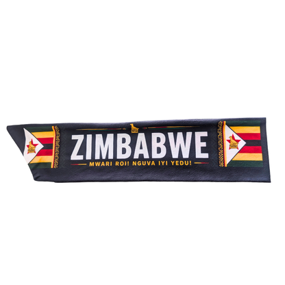 Proudly Zimbabwean Supporters Double-sided fleece scarf by Tribe Afrique