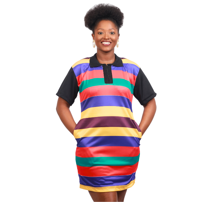 Aranda Umbhalo African Golfer Dress by Tribe Afrique - Tribe Afrique