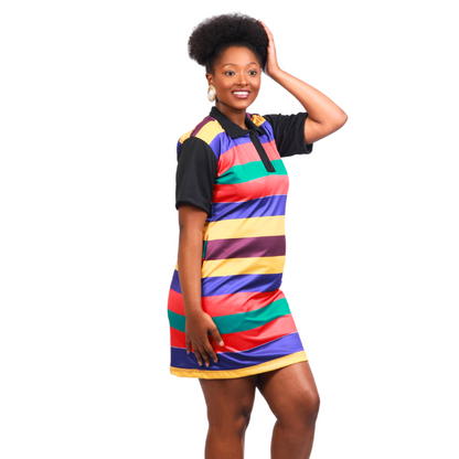 Aranda Umbhalo African Golfer Dress by Tribe Afrique - Tribe Afrique