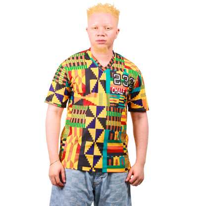 233 Chale Nation Kente Jersey by Tribe Afrique - Tribe Afrique