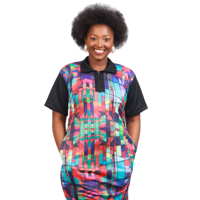 Theron African Golfer Dress by Tribe Afrique - Tribe Afrique