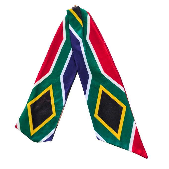 South Africa Bafana Double-Sided Fleece Supporter Scarf by Tribe Afrique