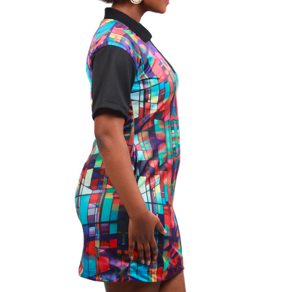 Theron African Golfer Dress by Tribe Afrique - Tribe Afrique