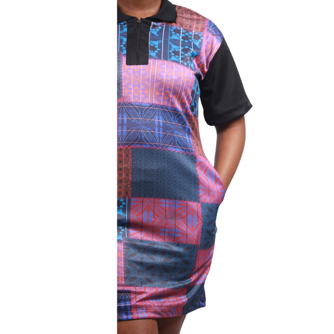 Sotho All Nations African Golfer Dress by Tribe Afrique - Tribe Afrique