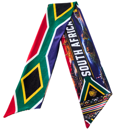 South Africa Bafana Double-Sided Fleece Supporter Scarf by Tribe Afrique