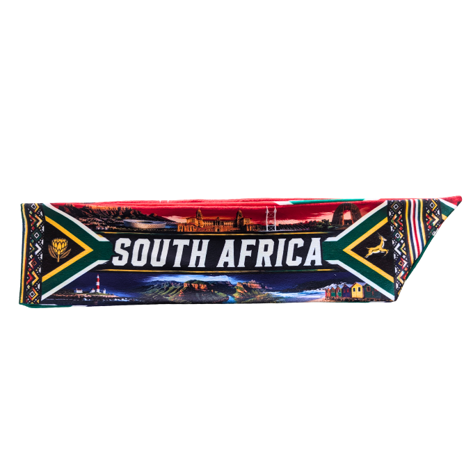 South Africa Bafana Double-Sided Fleece Supporter Scarf by Tribe Afrique