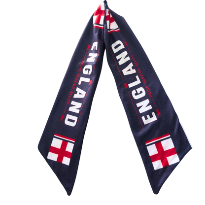 England St. George Cross Supporters Double-Sided Fleece Scarf by Tribe Afrique